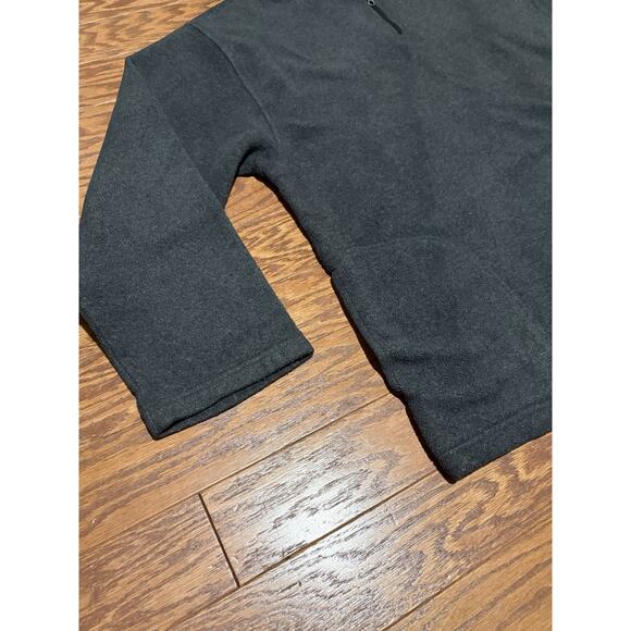Outdoor Urban Terrain Men's Gray Fleece 1/4 Zip Pullover Sweater w/ Pockets, XL - Picture 2 of 5